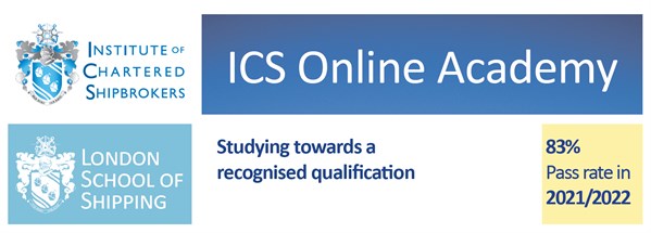 ICS ONLINE ACADEMY a spin off of the London School of Shipping